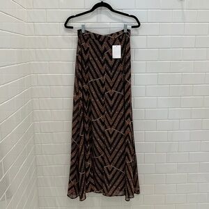 ASTR the Label Sheer Print Maxi Skirt